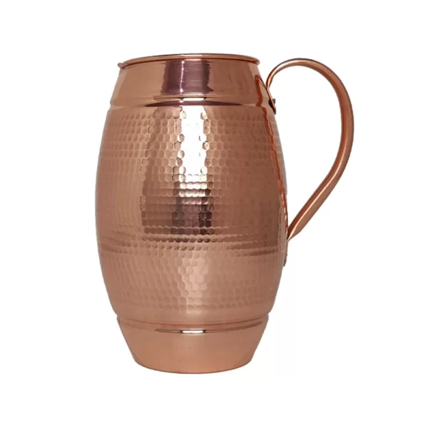 پارچ مسی چکشی خمره ای