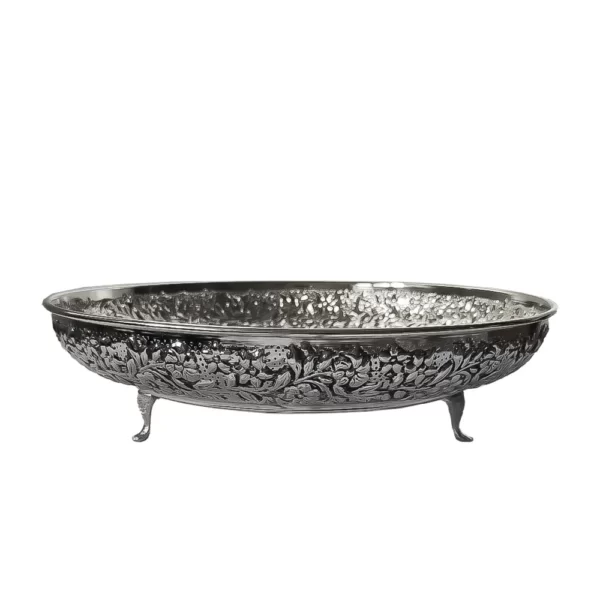 سینی سه پایه کروم مسی