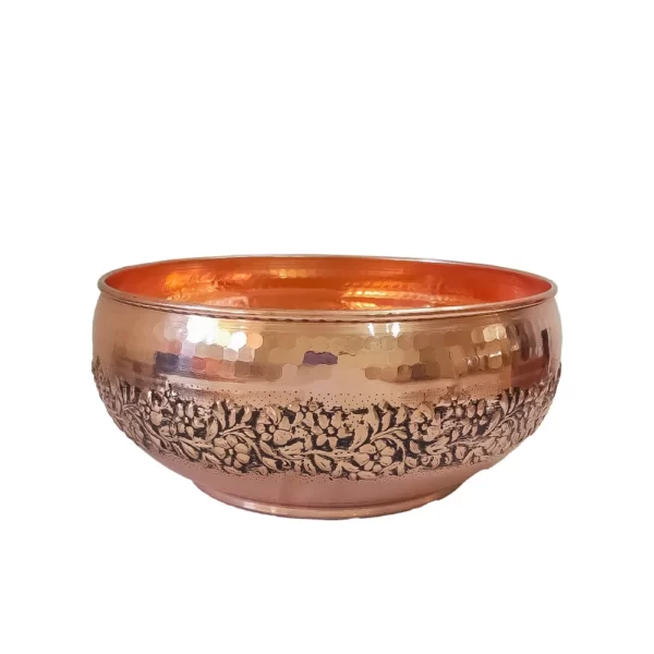 کاسه شکلات خوری مسی نانو طرح اطلس